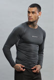 502 Speed Compression Full Sleeve T-shirt - Dark Grey