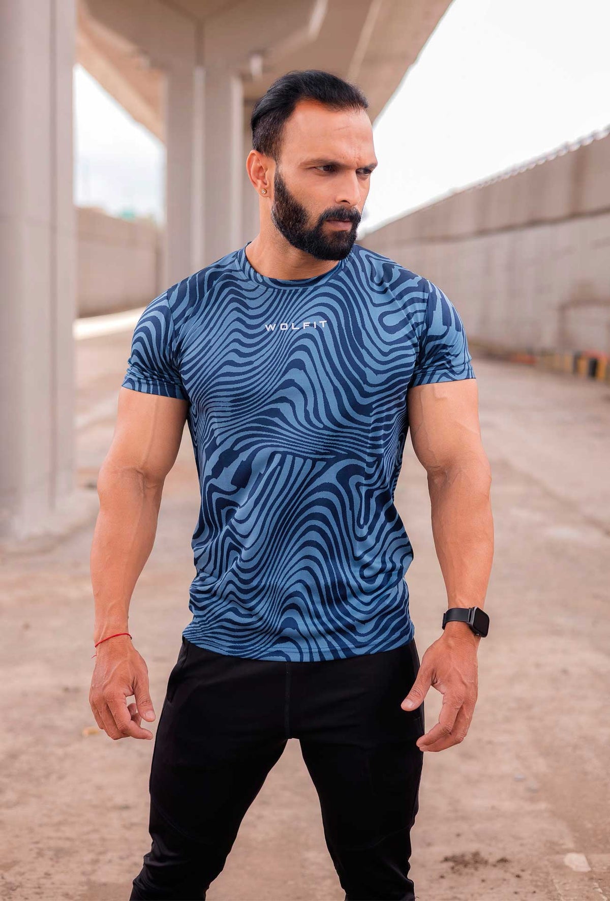 Wolfit Elite Tee - Blue