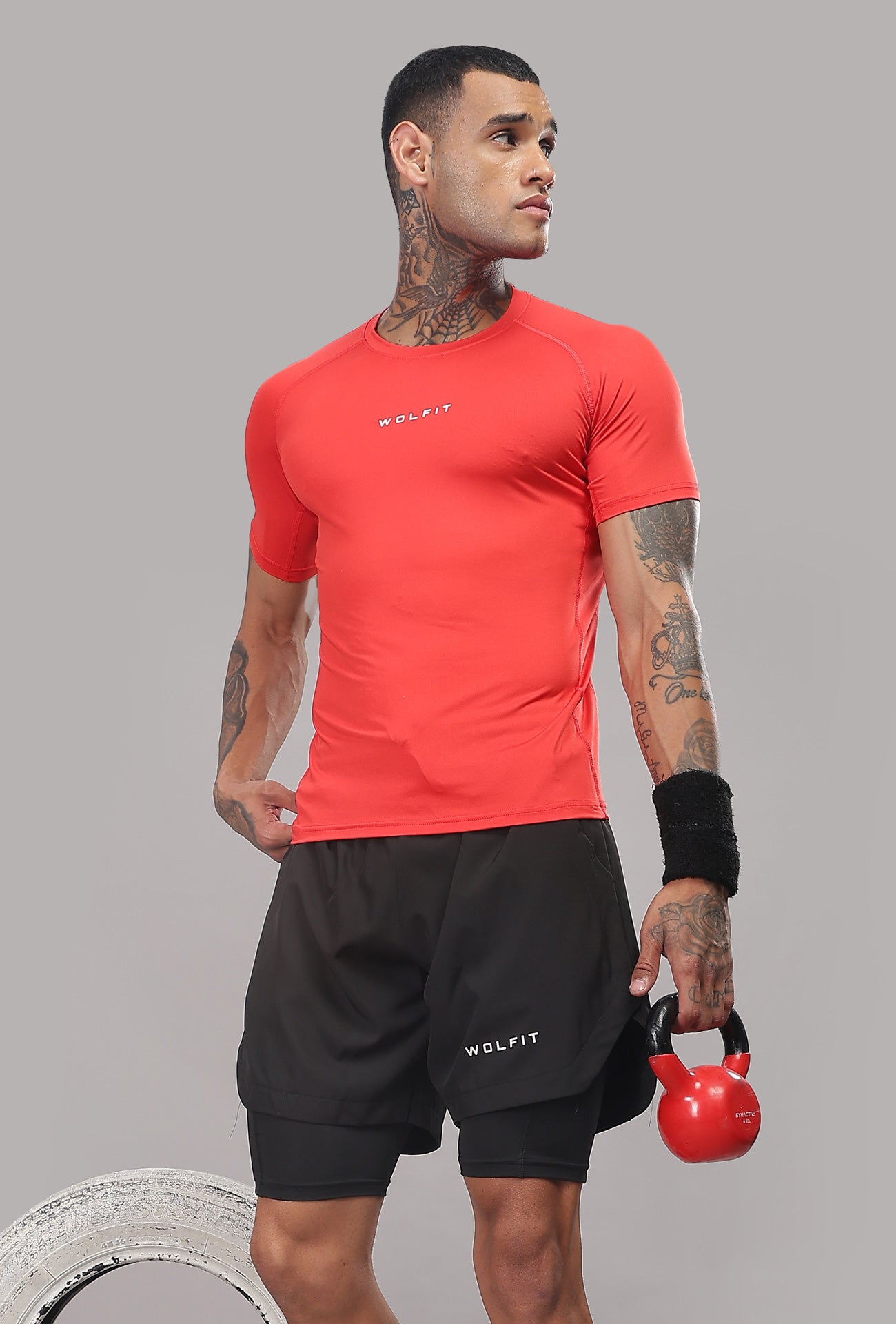 503 Evolve compression tshirt half sleeve - Red