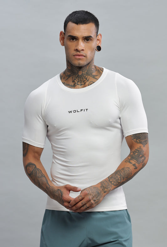 501 Speed Compression Half Sleeve T-shirt - White