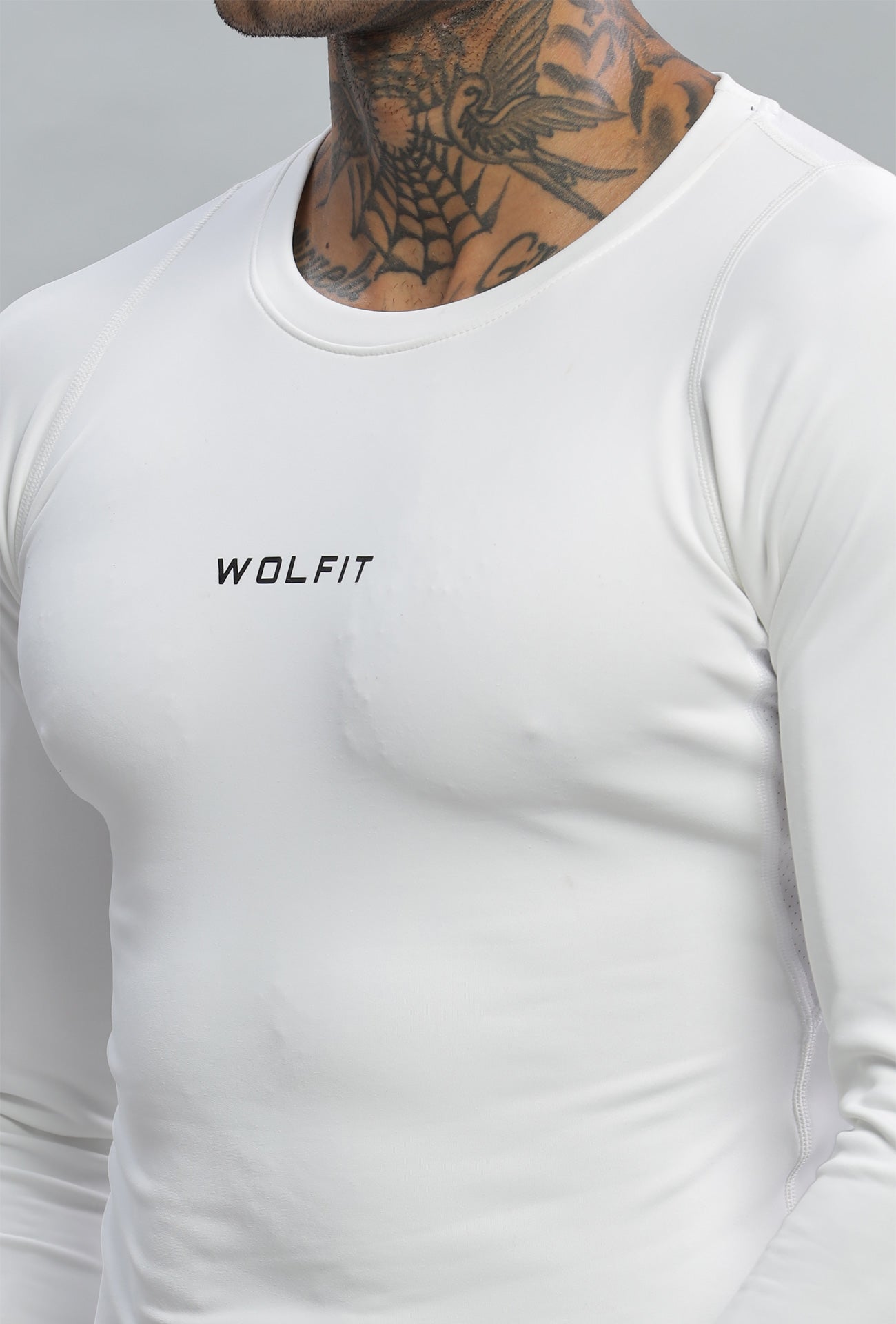 502 Speed Compression Full Sleeve T-shirt - White