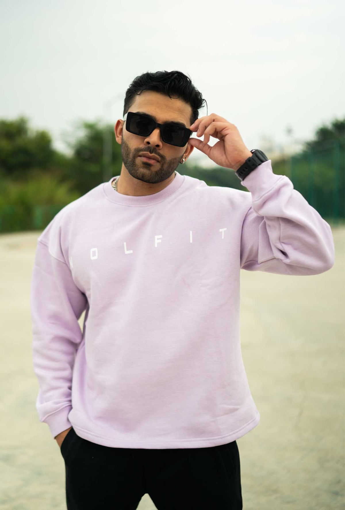 802 Rebel Oversize Sweatshirts - Mauve