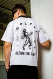 106 Wolf Man Oversize Tshirt - White