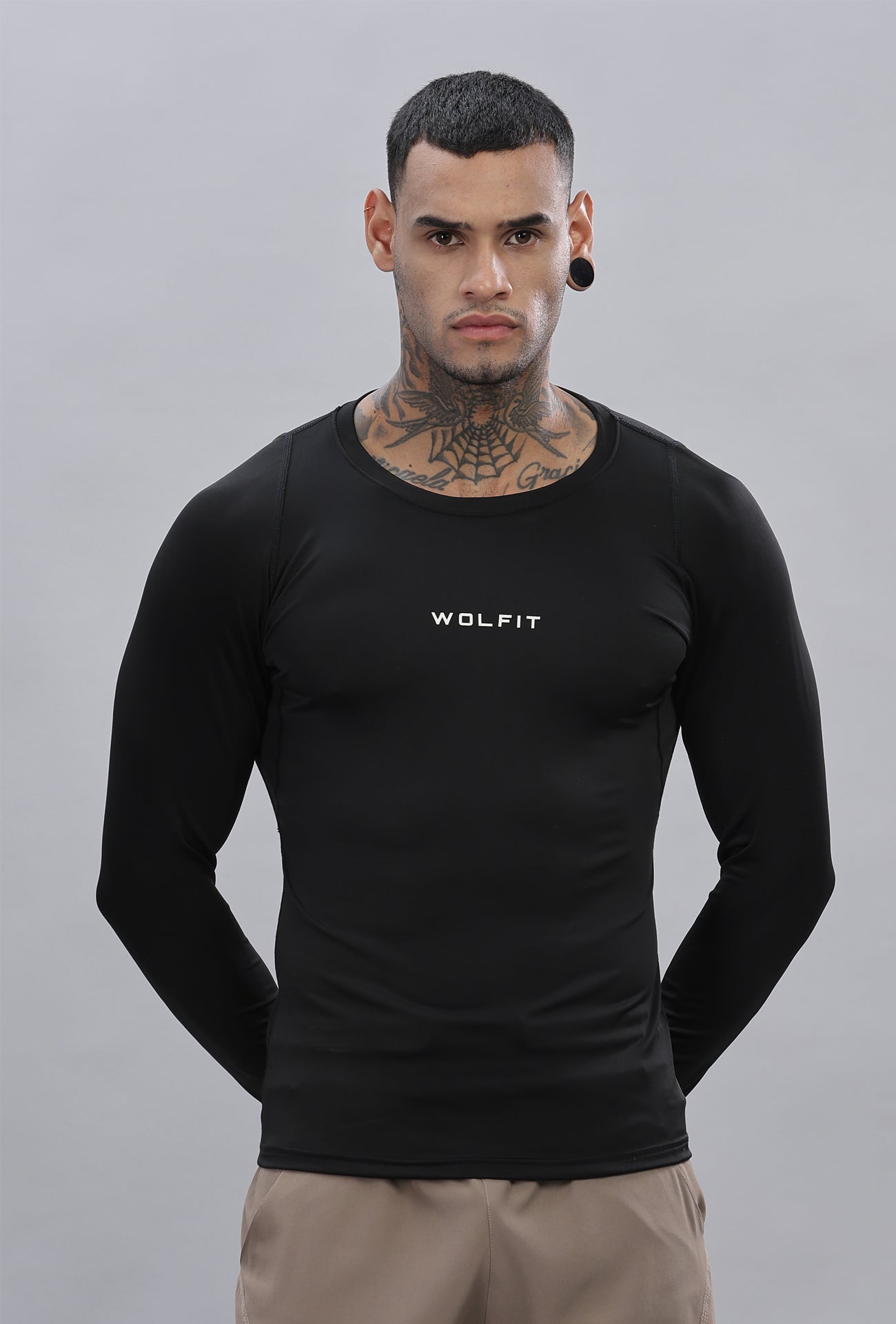 502 Speed Compression Full Sleeve T-shirt - Black