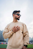 801 Essential Oversize Sweatshirts - Beige