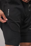 Limitless 2 in 1 6" shorts - Black