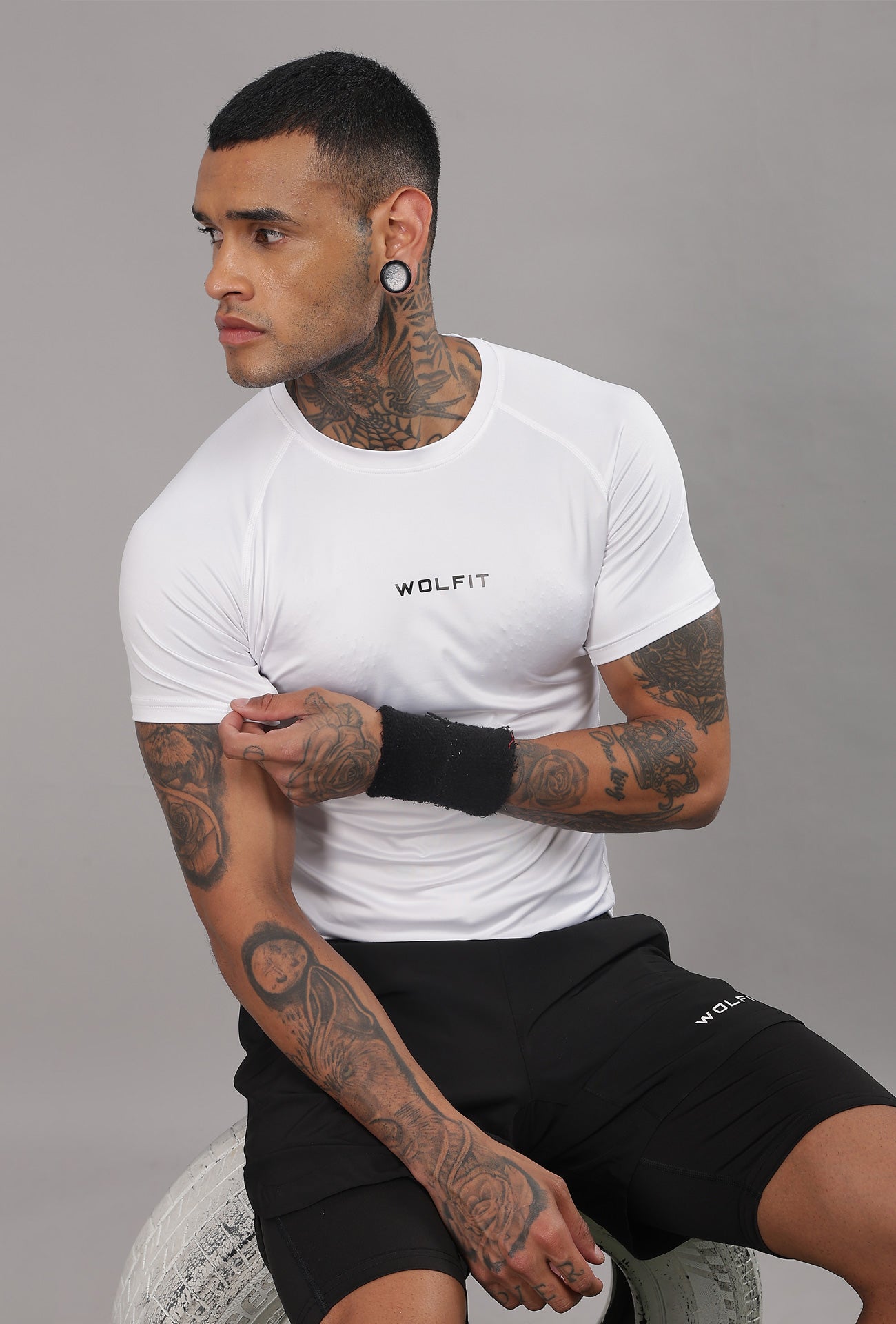 503 Evolve compression tshirt half sleeve - White